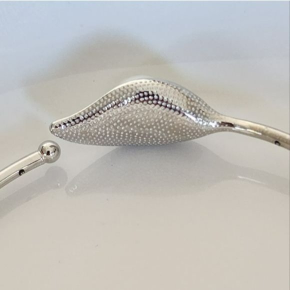 925S Silver 10mm Real Cultured White Freshwater‎ Pearl Solitaire Bangle Bracelet - Picture 7 of 14